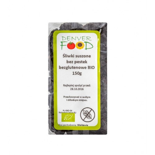Prune Uscate BIO 150g, Fără Gluten Prune Uscate BIO 150g, Fără Gluten